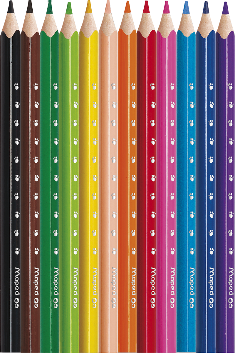 Цветные карандаши Jumbo ColorPeps Pulse, 12 цв.