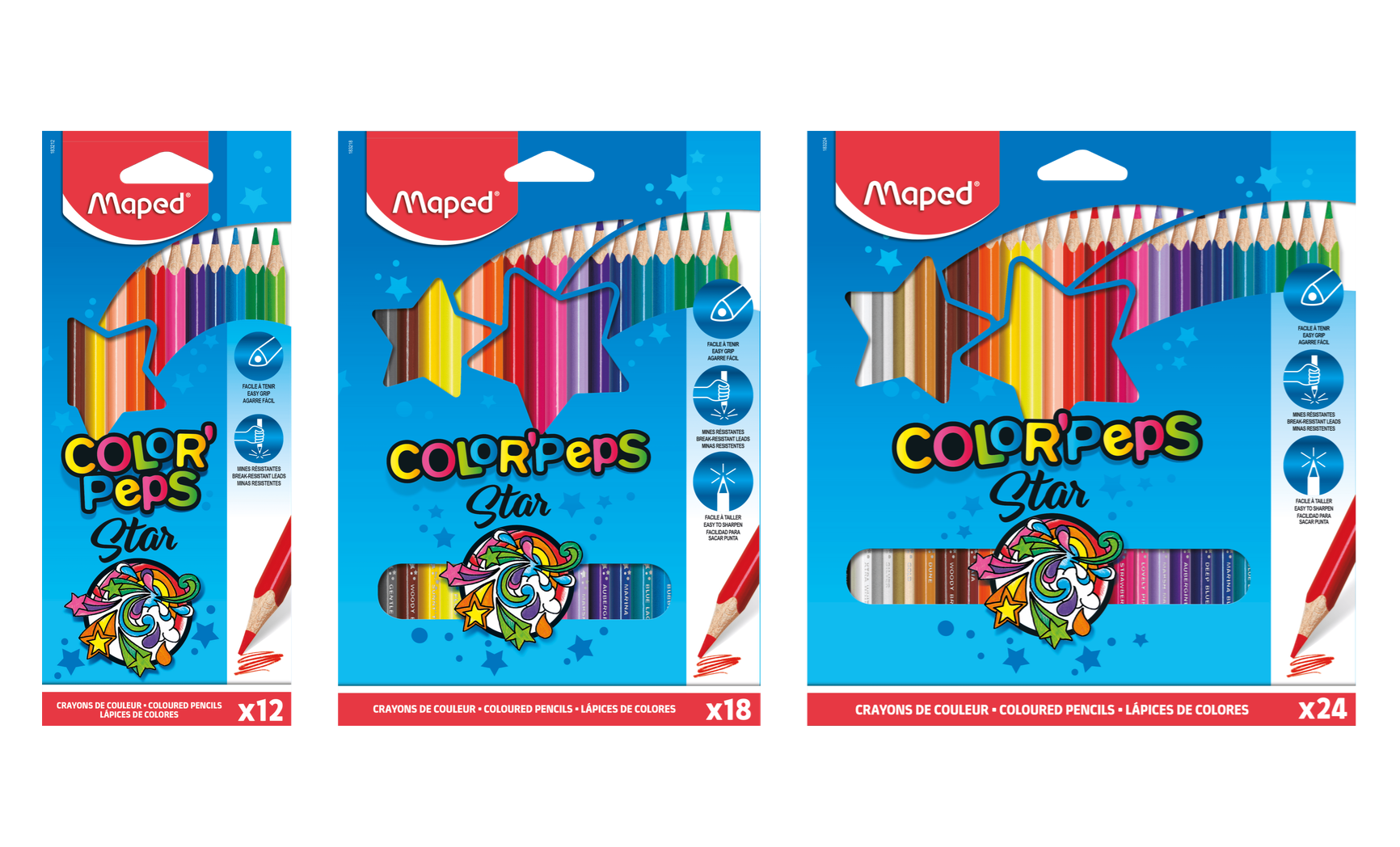 Цветные карандаши ColorPeps Star