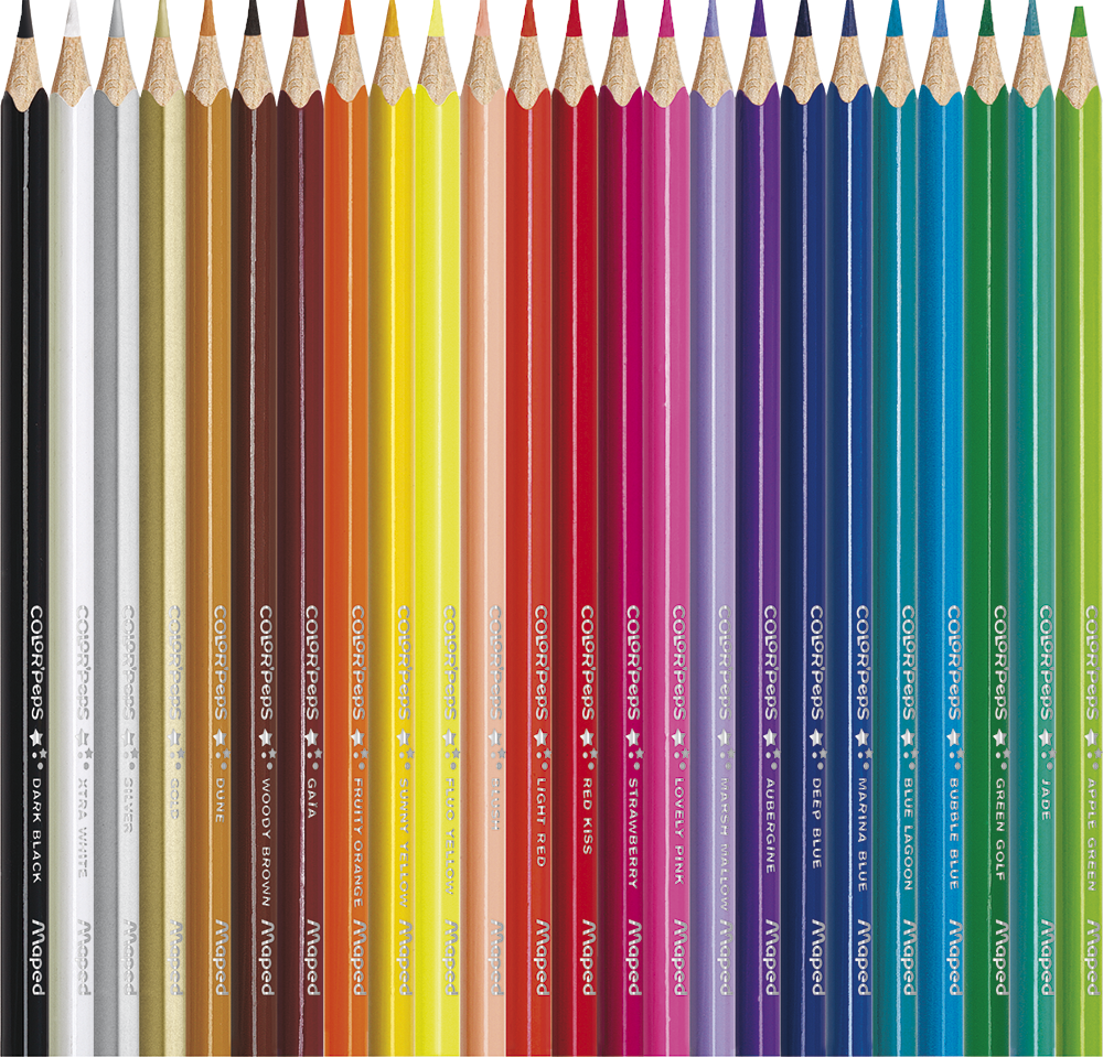 Цветные карандаши Maped Color’Peps Classic (картонная упаковка), 24 шт ...