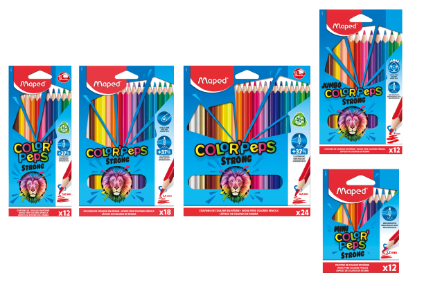 Цветные карандаши ColorPeps Strong