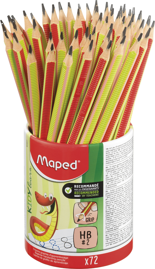 Чернографитные карандаши Kidy Learn, 72 шт.