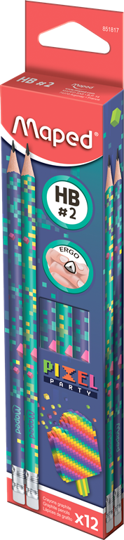 Карандаш чернографитный Pixel Party