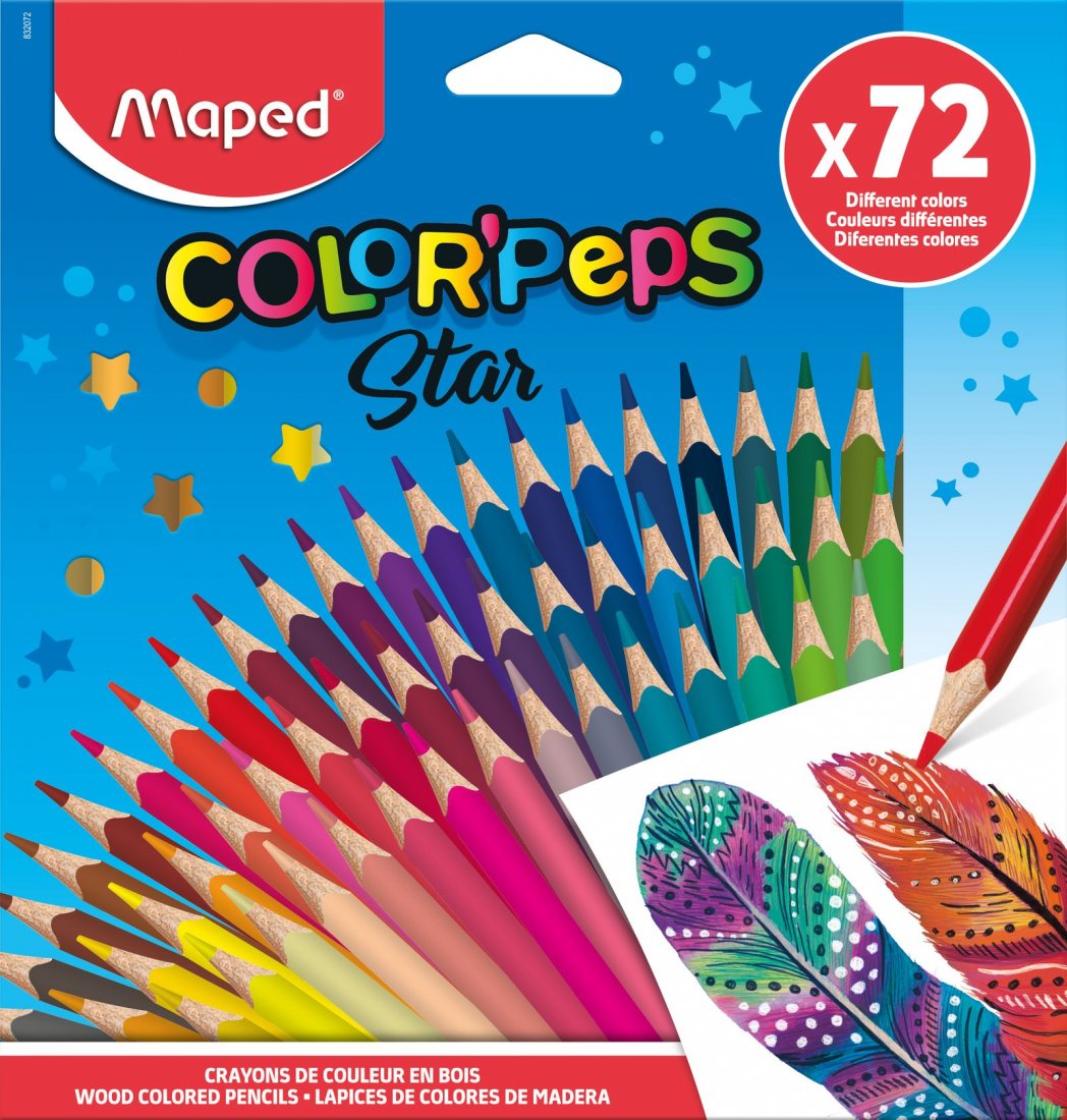 Цветные карандаши Maped ColorPeps Classic (картонная упаковка), 48 шт в  упаковке