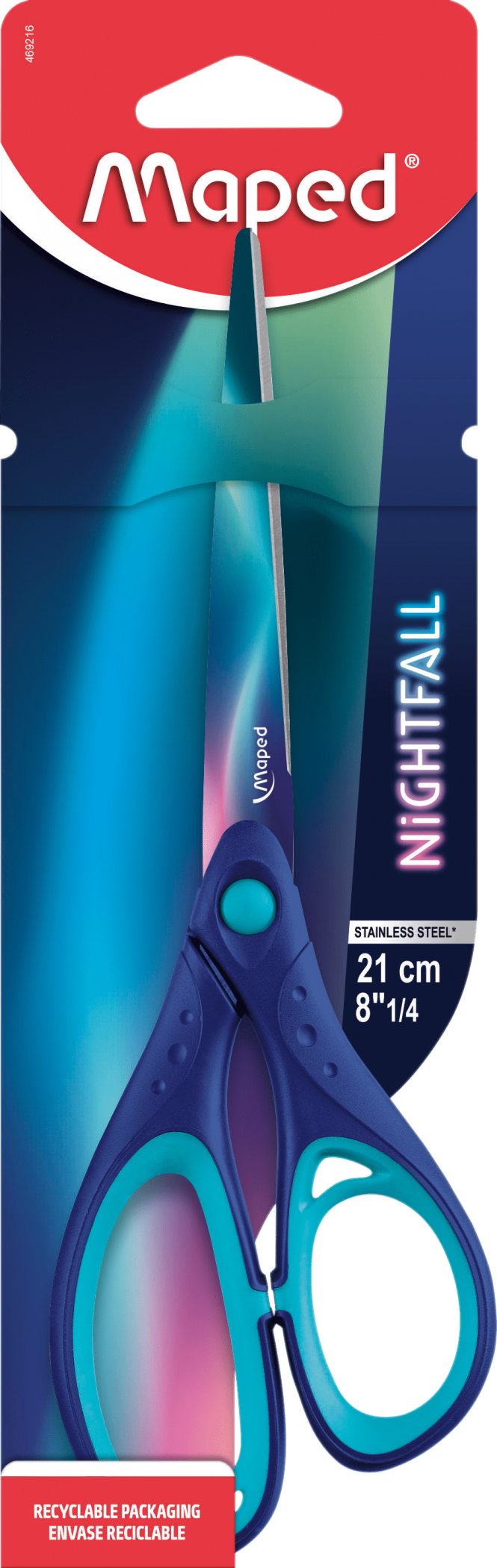 Ножницы канцелярские Nightfall, 21 см